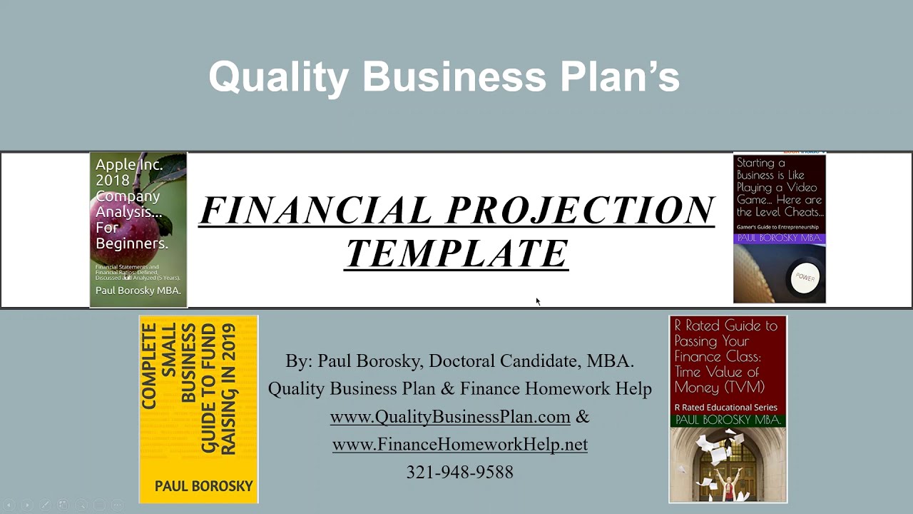 Using a Business Plan Financial Template